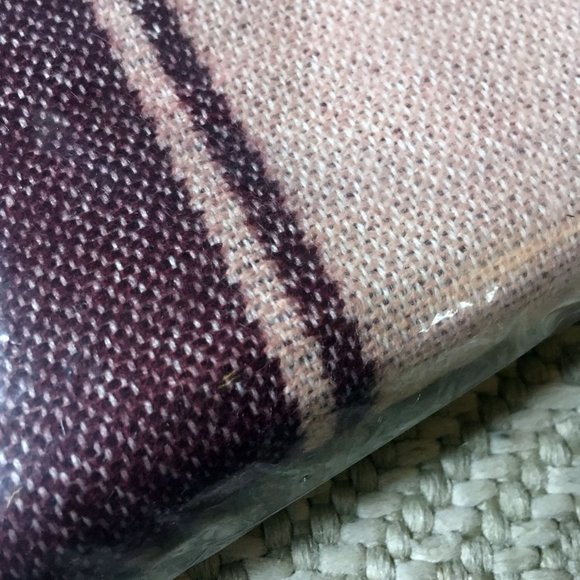 Lands' End pompom striped scarf NWT - Picture 6 of 9